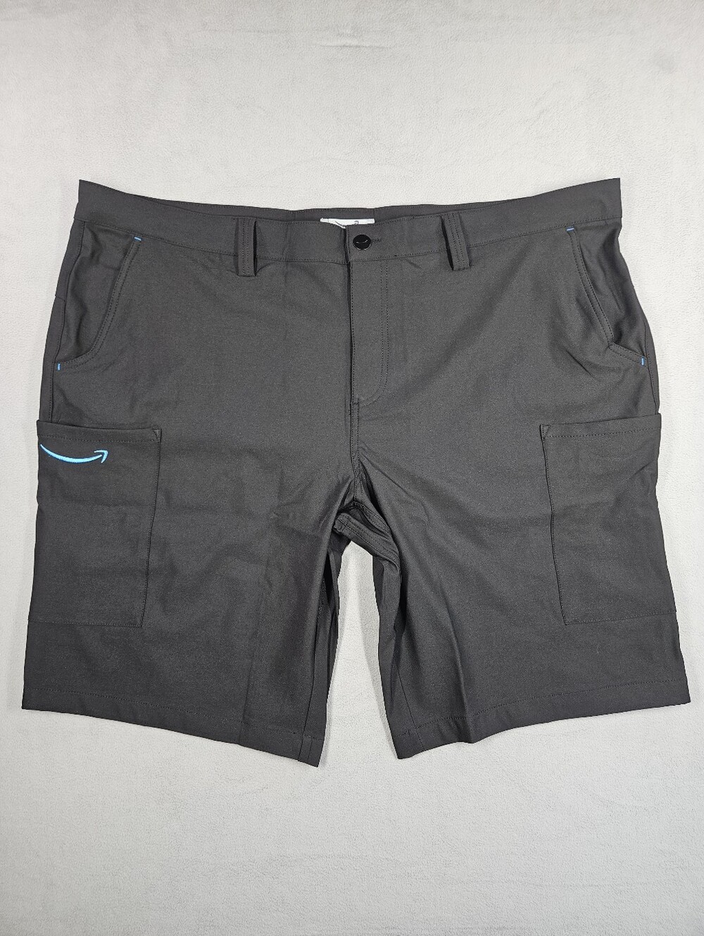 Amazon Employee Work Shorts Mens 3XL Black‎ Cargo Pockets Utility